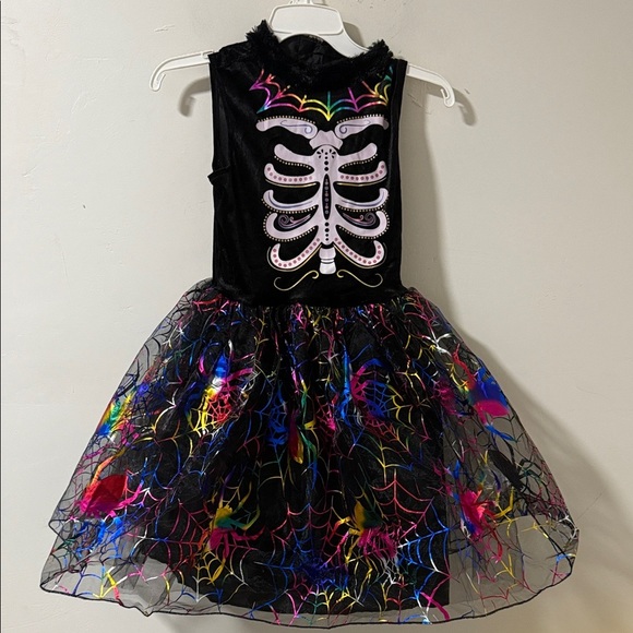 ikali Other - Rainbow Skeleton day of the dead Halloween Costume for Kids